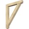Ekena Millwork Traditional Craftsman Rough Sawn Bracket, Douglas Fir, 4"W x 34"D x 40"H BKT04X34X40TRA04RDF - alternate 1